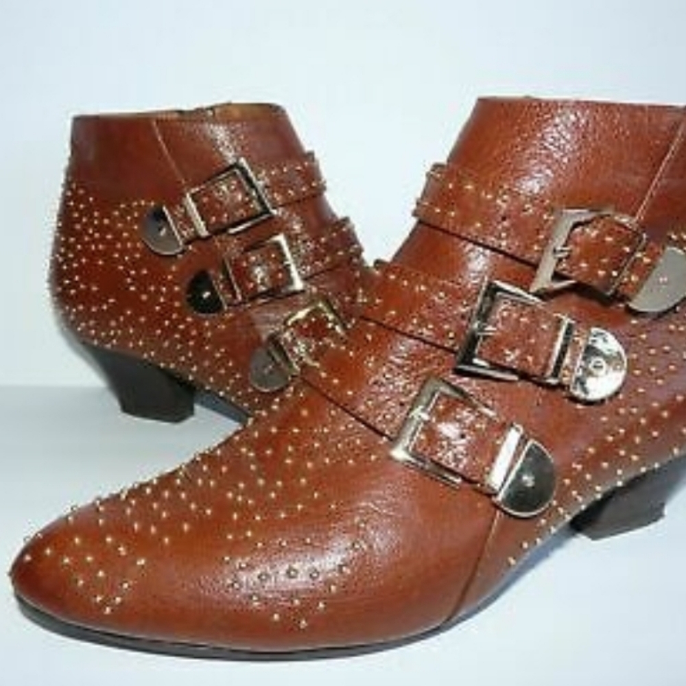 Rare Jeffrey Campbell Starburst Boots in Brown